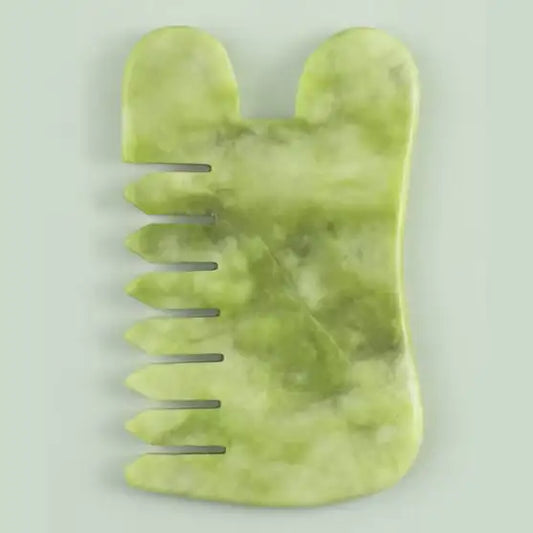 Natural Jade Stone Gua Sha Comb