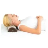 Amethyst heated bolster supporting neck in restorative position