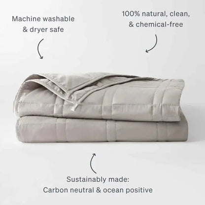 Baloo Weighted Throw 12lbs - Silver Sage