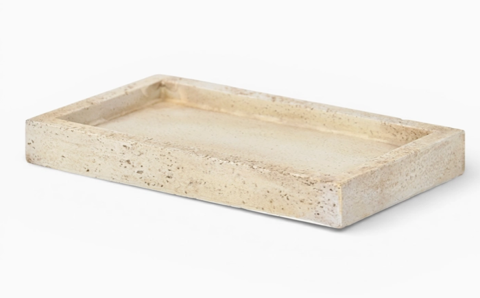 Rectangular Stone Tray 9.75 Inches