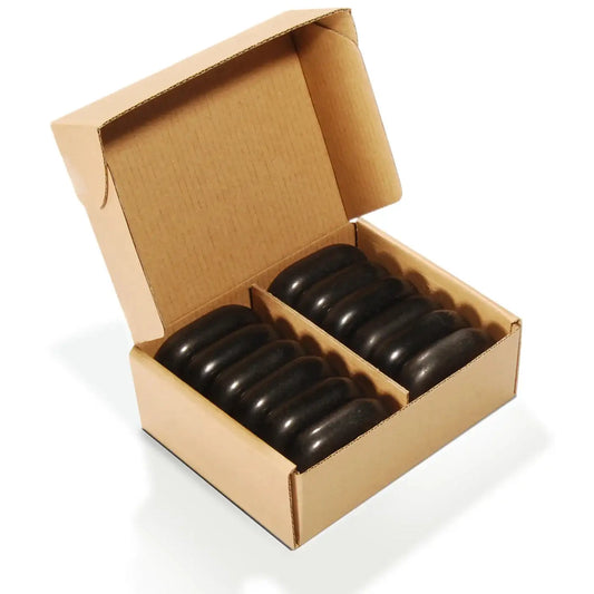 Master Massage medium ovular basalt stone pack in box