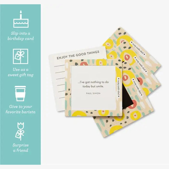 Thoughtfulls - HAPPY DAY Pop-open Affirmation Cards - 30 Count