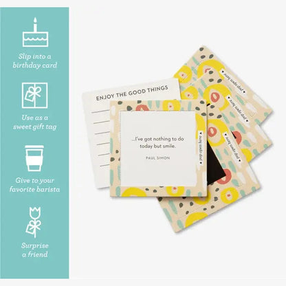 Thoughtfulls - HAPPY DAY Pop-open Affirmation Cards - 30 Count