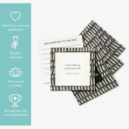 Thoughtfulls - LIVE WITH INTENTION Pop-open Affirmation Cards - 30 Count