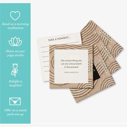 THOUGHTFULLS Mindfulness Pop-open Affirmation Card Deck