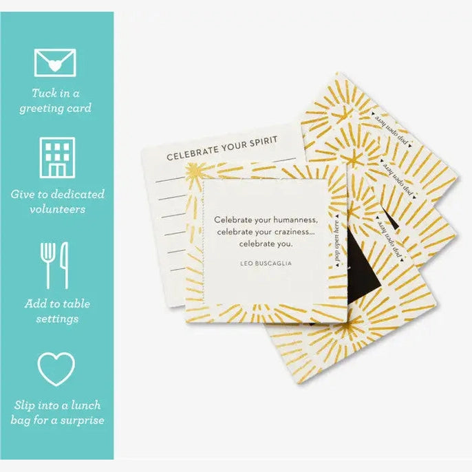 Thoughtfulls - SHINE Pop-open Affirmation Cards - 30 Count