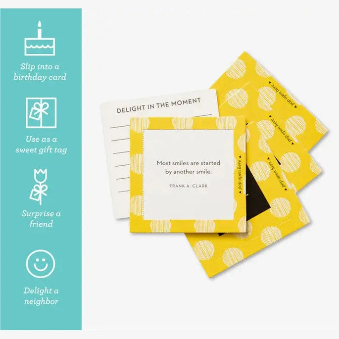 Thoughtfulls - SMILE Pop-open Affirmation Cards - 30 Count