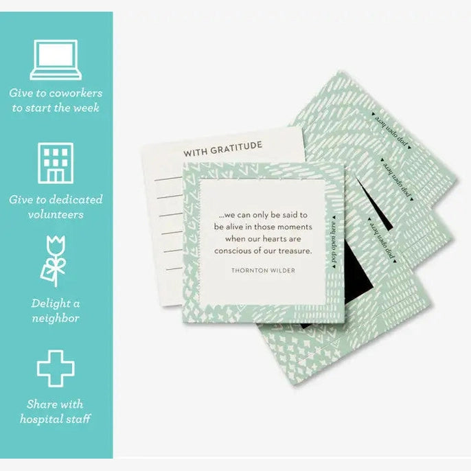 Thoughtfulls - THANK YOU Pop-open Affirmation Cards - 30 count