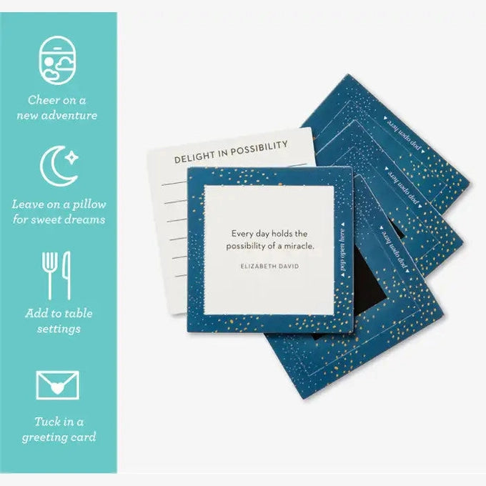 Thoughtfulls - WISH Pop-open Affirmation Cards - 30 Count