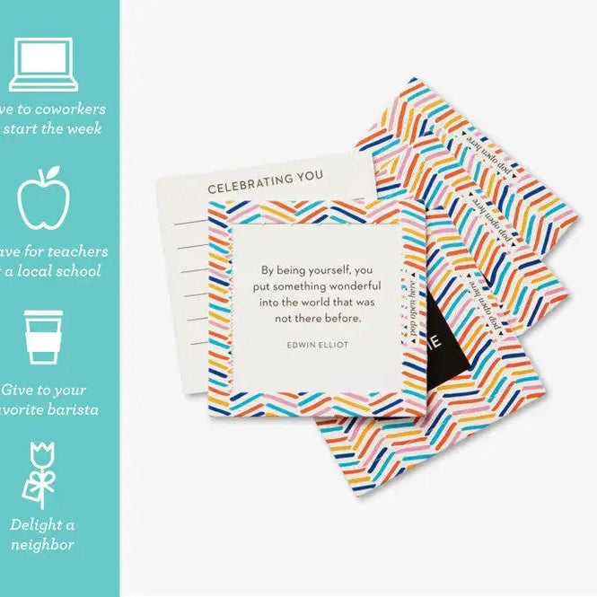 Thoughtfulls - YOU'RE AWESOME Pop-open Affirmation Cards - 30 Count