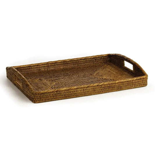BURMA RATTAN MORNING TRAY 20"