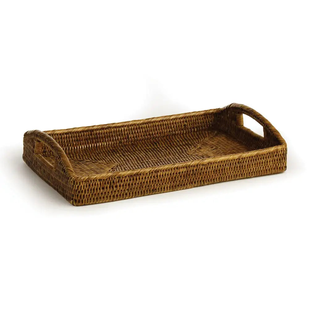 BURMA RATTAN MORNING TRAY 16"
