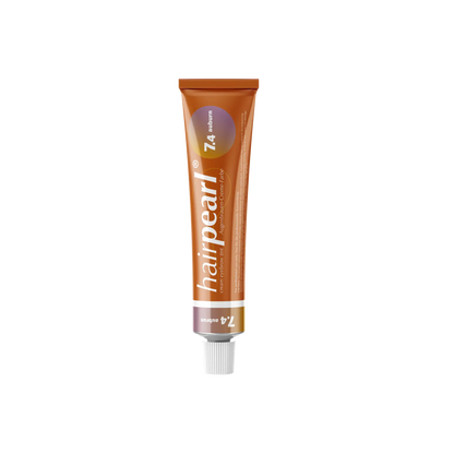Hairpearl Auburn Tint #7.4 cream eyebrow tint tube for natural redheads
