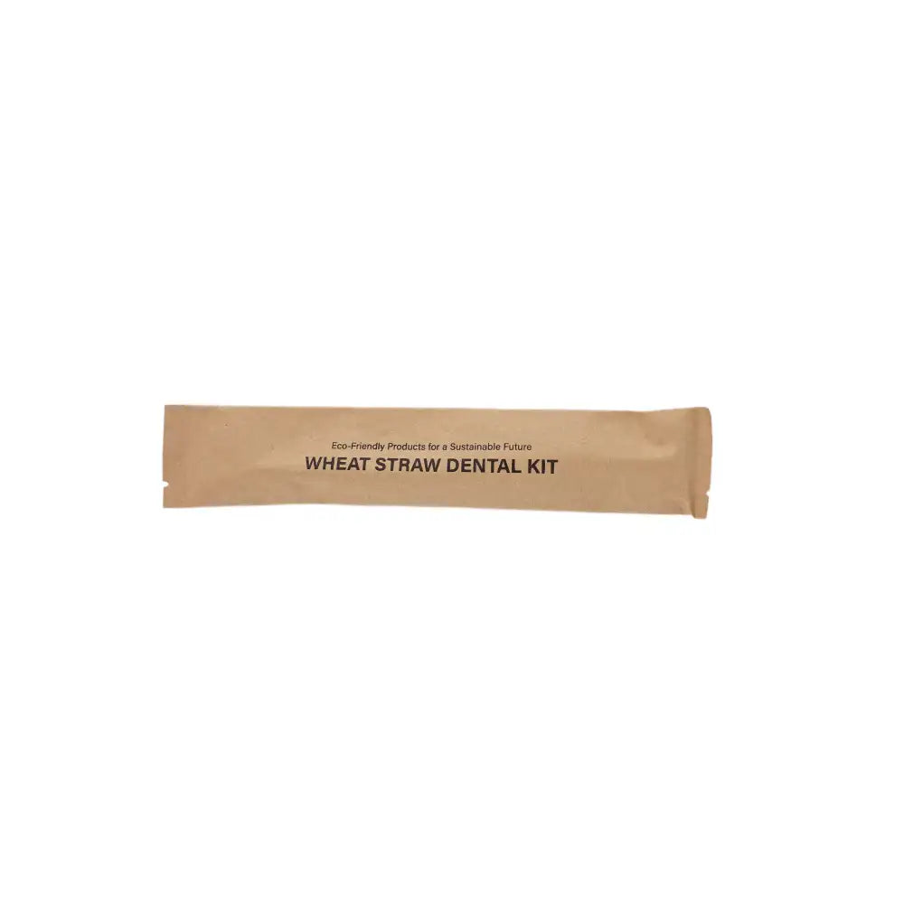Tess WheatStraw Dental Kit-Toothbrush w/Toothpaste Pkt - 250 per case