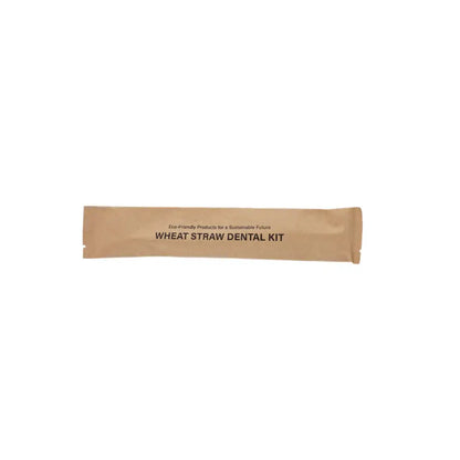 Tess WheatStraw Dental Kit-Toothbrush w/Toothpaste Pkt - 250 per case