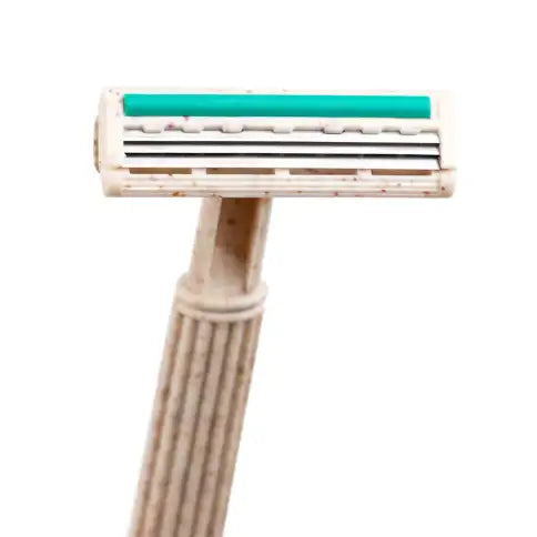 Tess Wheat Straw Triple Blade Razor - 250 per case