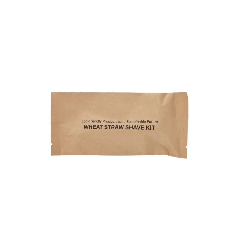Tess Wheat Straw Shave Kit Triple Blade Razor w/Shave Cream - 250 per case
