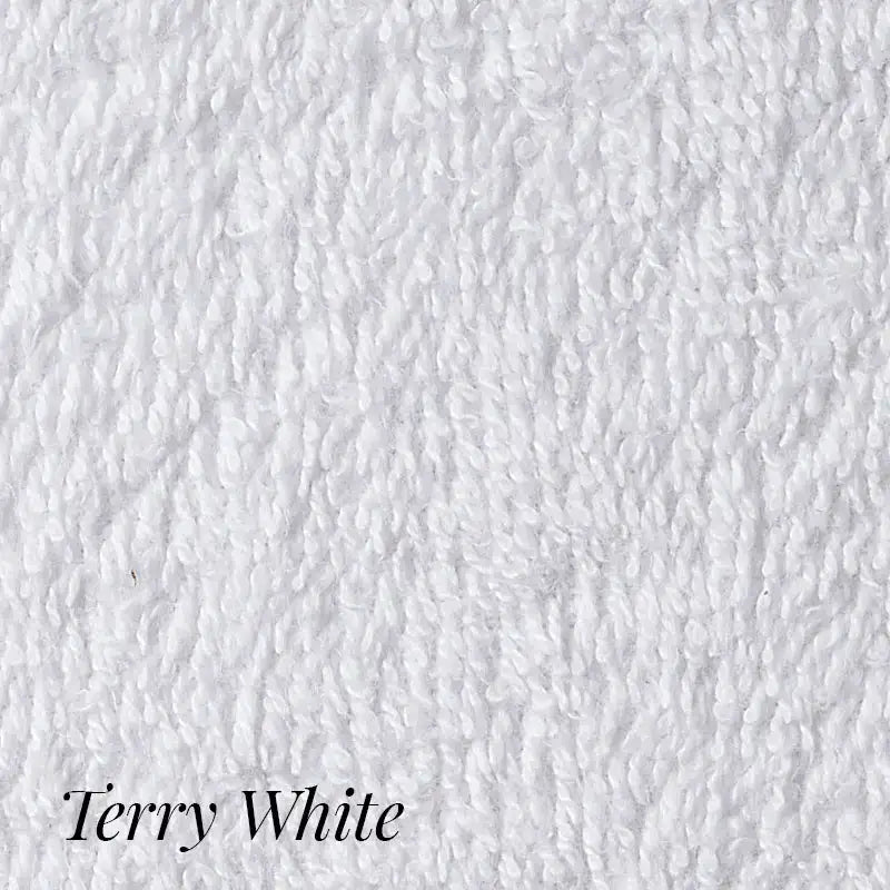 Boca Terry Terry Lounge Chair Cover w/Fitted Hood 390 GSM - White