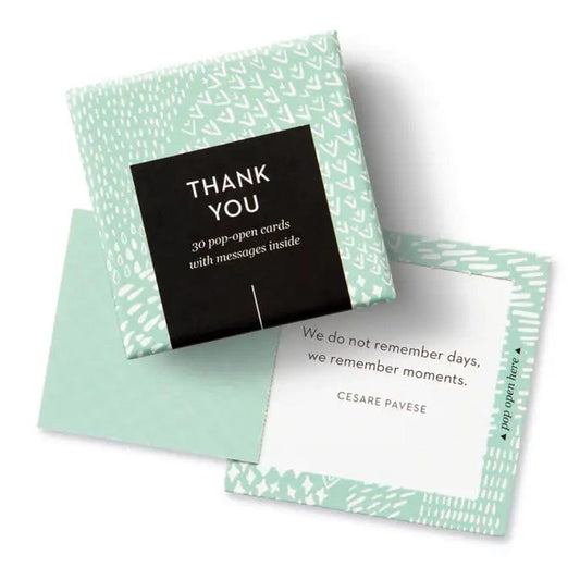 Thoughtfulls - THANK YOU Pop-open Affirmation Cards - 30 count
