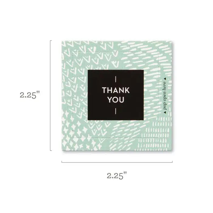 Thoughtfulls - THANK YOU Pop-open Affirmation Cards - 30 count