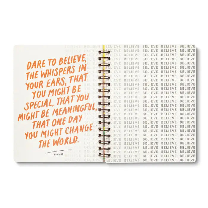 Spiral Notebook - There is a Voice That Doesn't Use Words. Listen