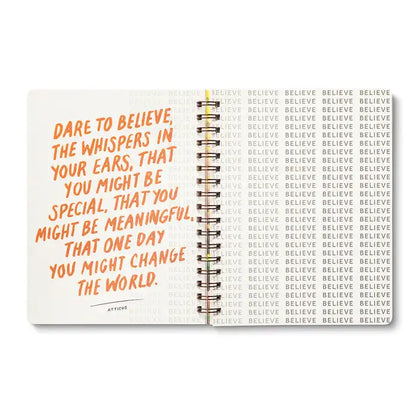Spiral Notebook - There is a Voice That Doesn't Use Words. Listen
