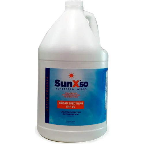 CoreTex Sun X SPF 50 Broad Spectrum Sunscreen Lotion 1 Gallon Jug