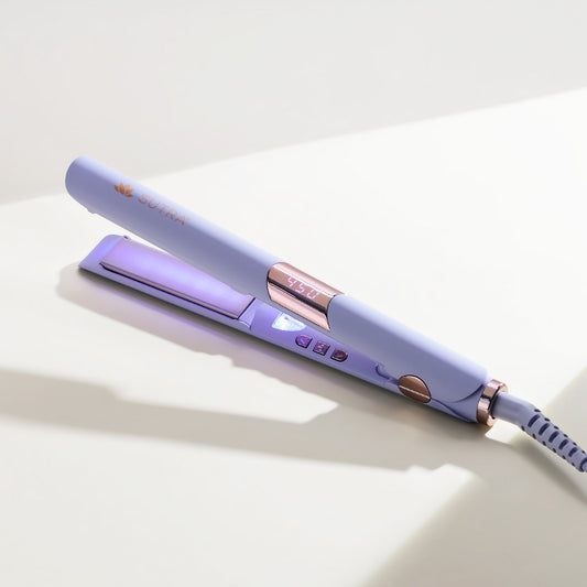 SUTRA Ultra Violet Flat Iron with 1 inch lilac ceramic coated floating plates