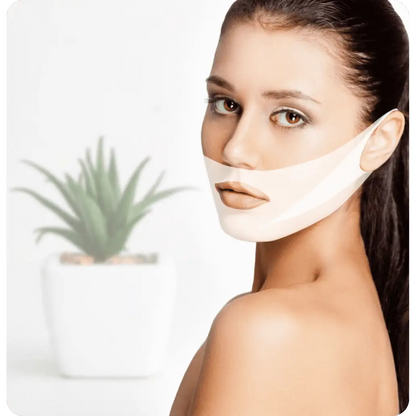 Martinni Beauty V-Lift Chin Lip Jaw Sculpting Mask, 0.88 oz ear-loop sheet mask for jawline and chin contour