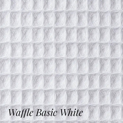 Boca Terry 100% Cotton Basic Waffle Kimono Robe - White