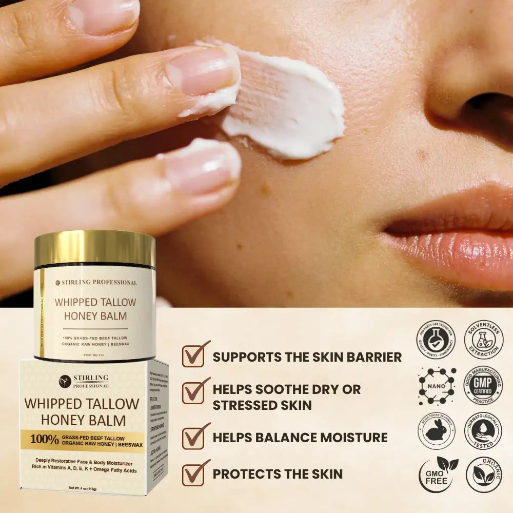 Stirling Professional Whipped Tallow Honey Balm 2oz