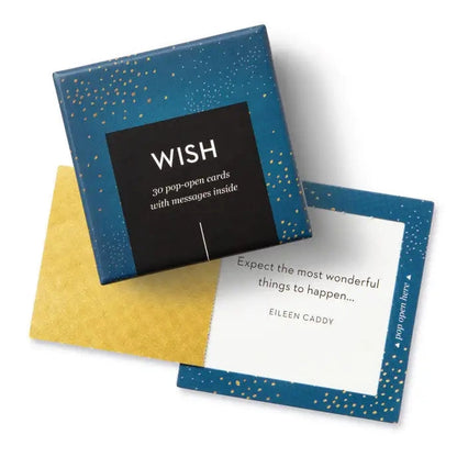 Thoughtfulls - WISH Pop-open Affirmation Cards - 30 Count