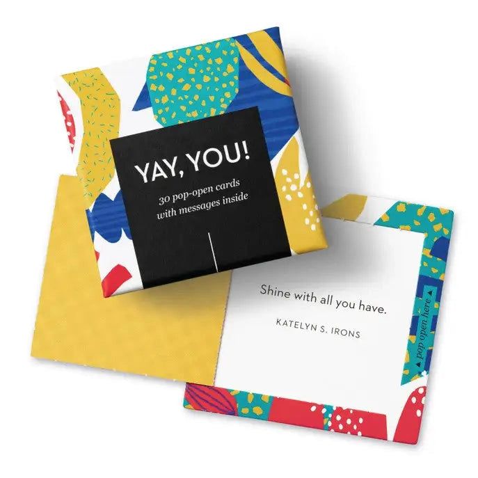 Thoughtfulls - YAY, YOU Pop-open Affirmation Cards 30 - Count