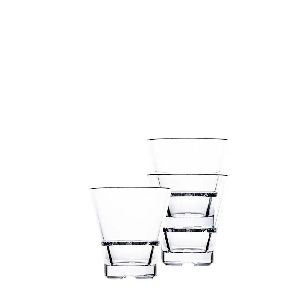 Bold Drinkware Club Stack 5oz Rocks Glass Polycarbonate