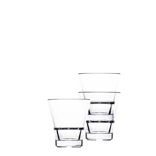 Bold Drinkware Club Stack 5oz Rocks Glass Polycarbonate
