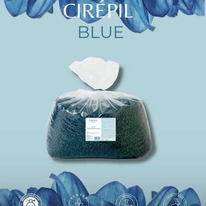Cirepil Blue stripless hard wax beads 8.27 lb bulk bag