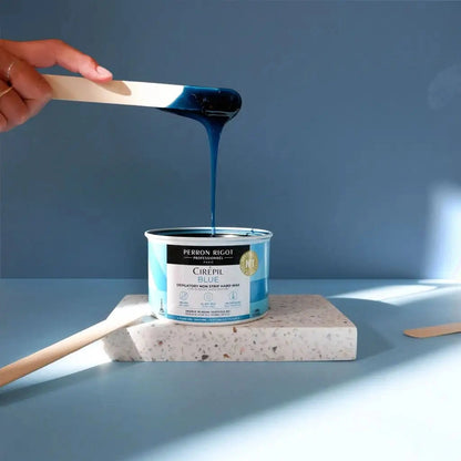 Cirepil Blue stripless hard wax 14.11 oz pre-melt tin