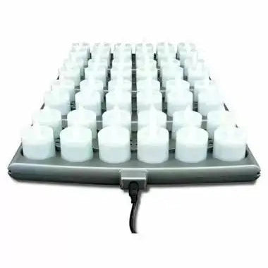 Amber Platinum+ LED Rechargeable Set 48 Candles / 4 Trays / 1 Power Supply