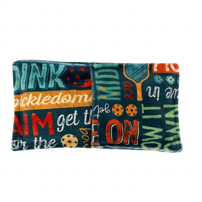 Luxury Therapeutics Soothing Eye Pillow Rectangle- Pickleball Navy/Teal