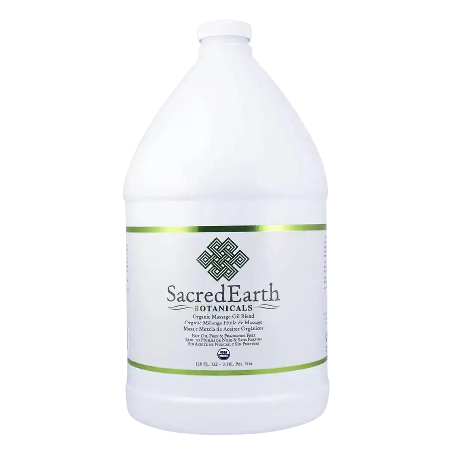 Sacred Earth Organic Massage Oil Blend 1 Gallon