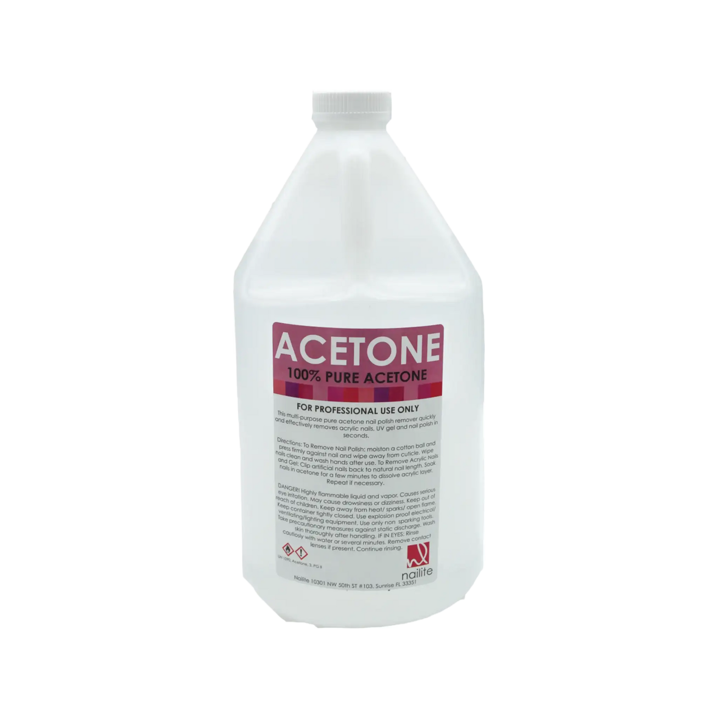 100% Pure Acetone - 1 Gallon