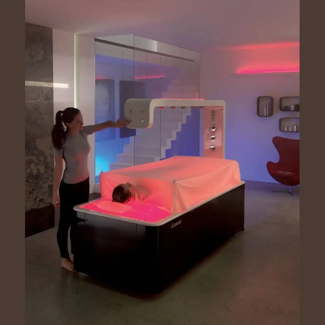 LEMI Aemotio Spa Electrically Adjustable Wet Table With 6 Vichy Jets, Water Matress, Bolero, Heat, Color Therapy