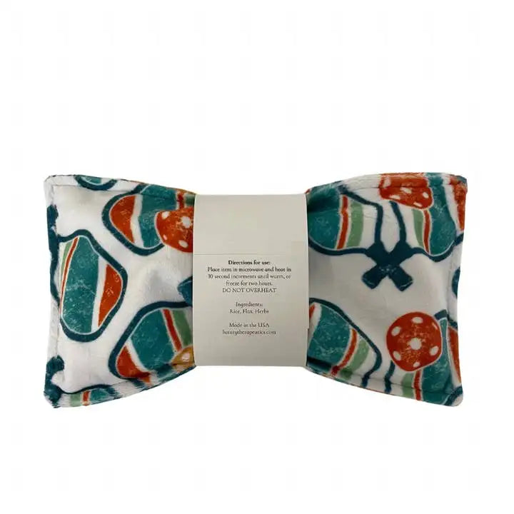 Luxury Therapeutics Soothing Eye Pillow Rectangle- Pickleball Paddle White