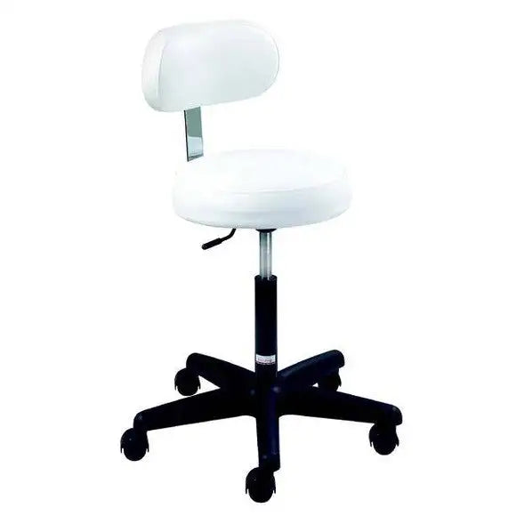 Equipro Round Air-Lift Stool (Chair) with Backrest