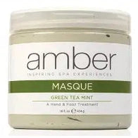 Amber Products Calming Hand/Foot Masque Green Tea Mint 16 oz.