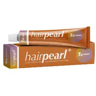Hairpearl No. 7.4 Auburn cream lash and brow tint, 20ml German tube