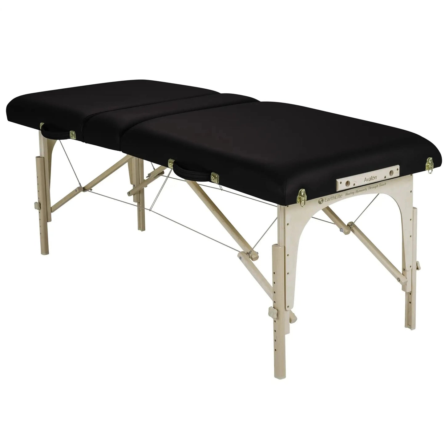 Earthlite Avalon XD Tilt Top laid flat, black