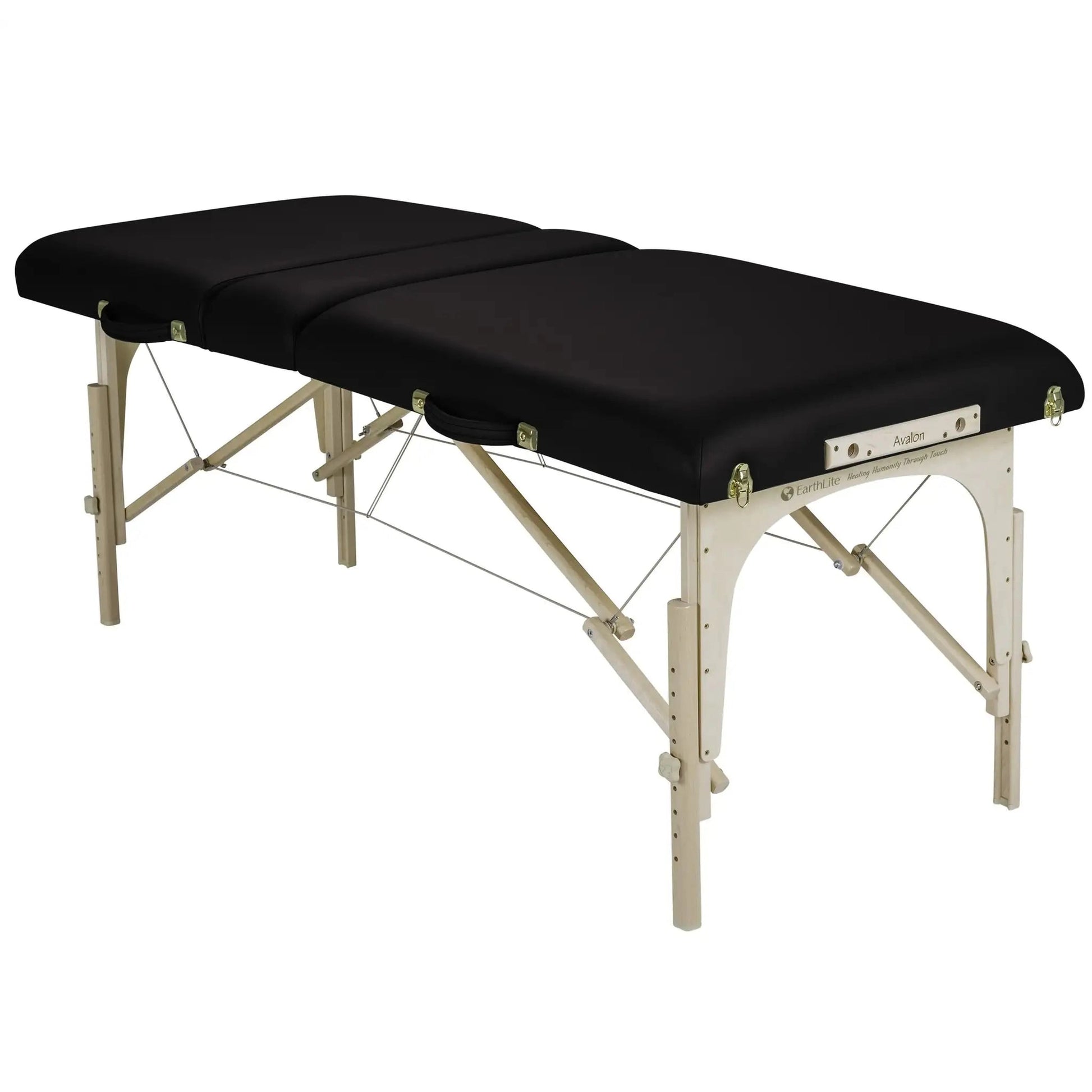 Earthlite Avalon XD Tilt Top laid flat, black