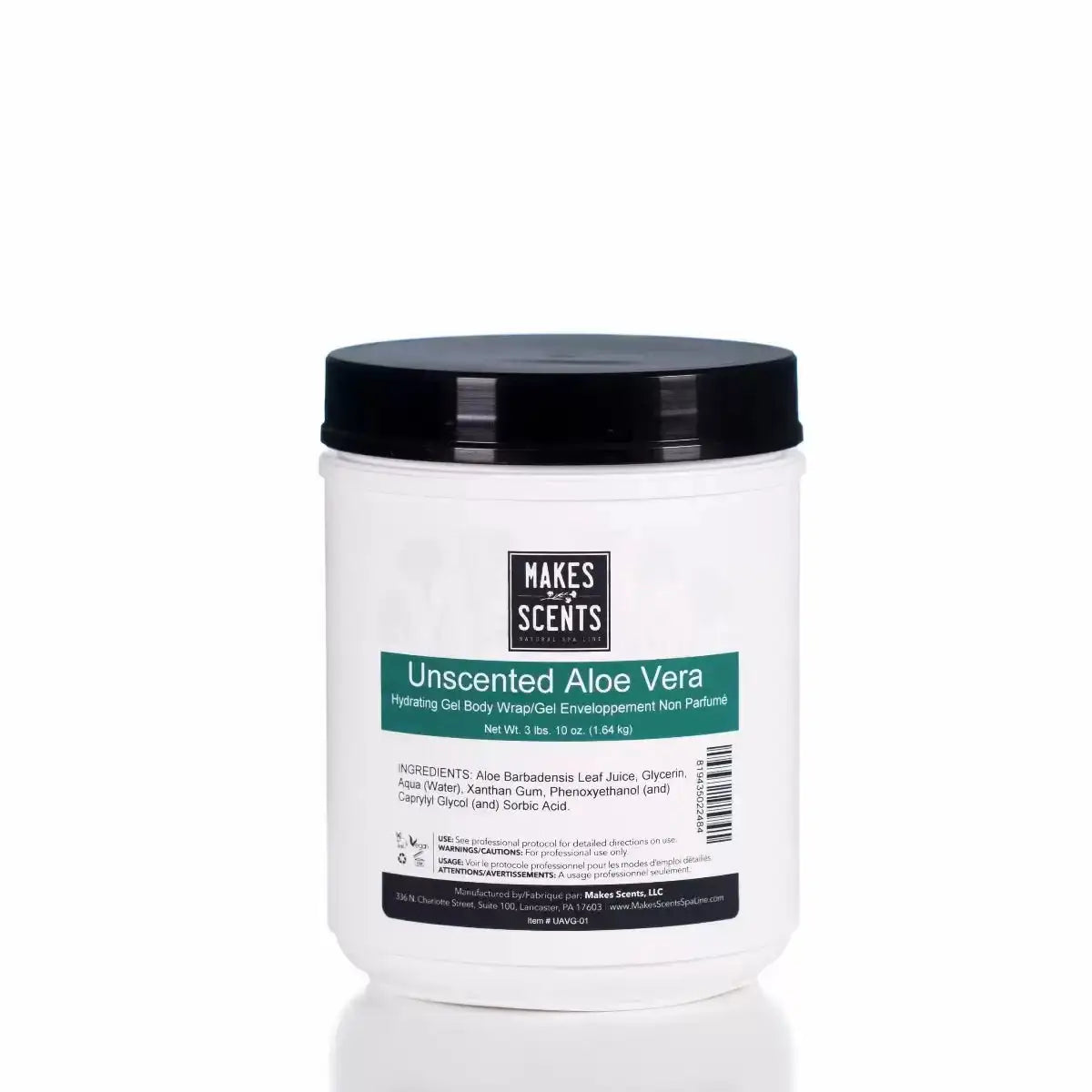 Makes Scents Unscented Aloe Vera Gel Wrap - 1/2 gallon