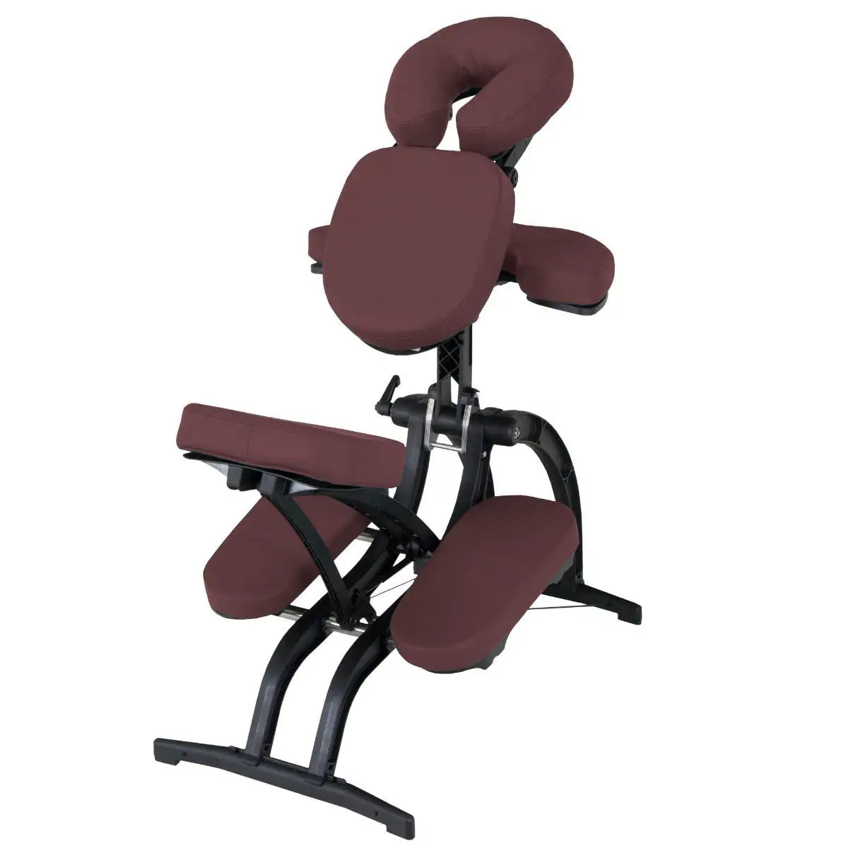 Earthlite Avila II massage chair, burgundy